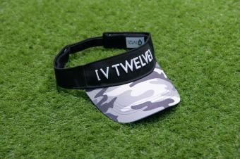 V12 FRONT CAMO VISOR / サンバイザー(BLACK) FREE